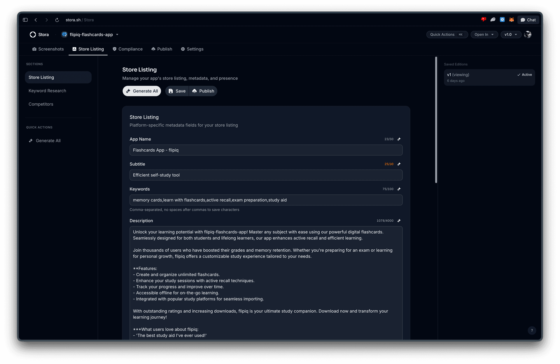 Publishing & Deployments